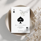 Ace of Spades 40th Birthday Invitation For Casino Night