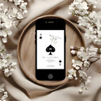 Ace of Spades 40th Birthday Invitation For Casino Night