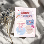Eight Is Great Birthday Invitation - 8Th Birthday Invite