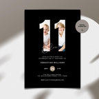 11th Birthday Invitation Photo for Tween Boys