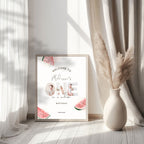 One In A Melon First Birthday Welcome Sign Photo