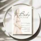 Baby Shower Photo Invitation Template – image 1