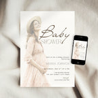 Baby Shower Photo Invitation Template – image 3