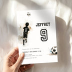 Soccer Sports 9th Birthday Invitation Template Boys