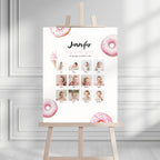 Pink sweet Birthday Monthly Milestone Sign Girls