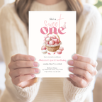 She's a Sweet One Birthday Invitation Girls