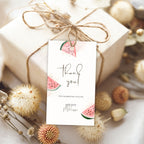 Watermelon Birthday Thank You Favor Tag