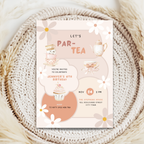 Tea Party Invitation Birthday Girls
