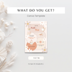 Tea Party Invitation Birthday Girls