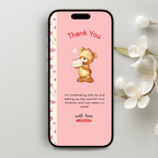 Pink Chapter One Birthday Thank You eCard