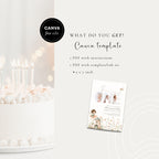 Fairy First Birthday Photo Invitation Template
