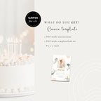 Mermaid Birthday Photo Invitation Template Girls