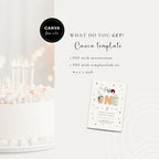 Sage Green Fun to Be One Photo 1st Birthday Invitation Template Boys – image 6